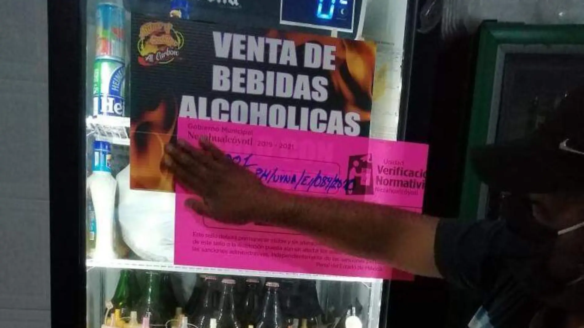 prohiben venta de alcohol